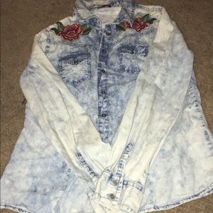“Fake” faded jean jacket